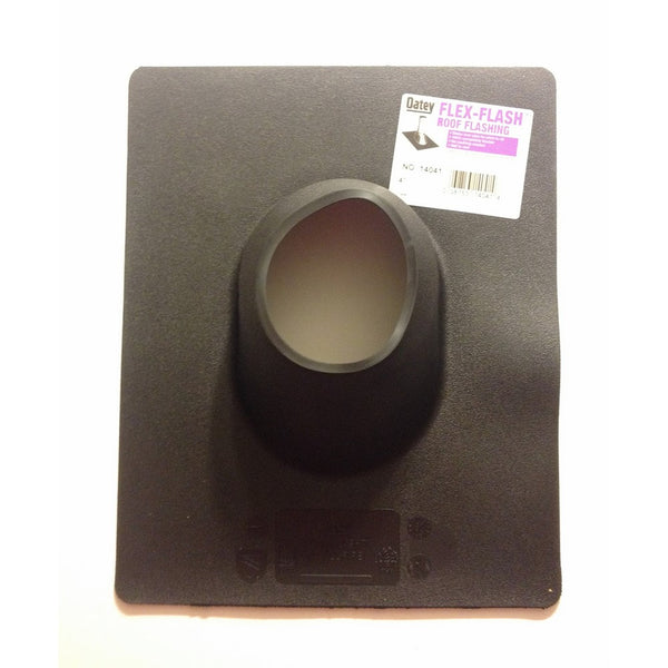 Oatey Roof flashing 14041 4" Flex-Flash 11.5" x 14" base, 100% flexible, foldable plastic base