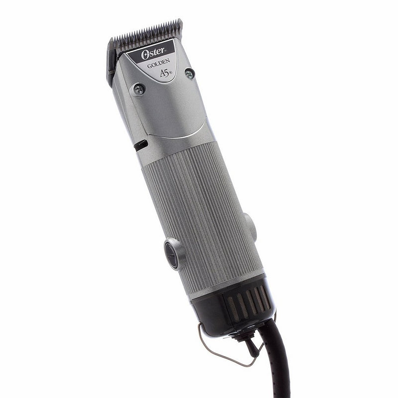 Oster Golden A5 Animal Grooming Clippers with Detachable CryogenX #10 Blade, Single Speed (078005-010-000)