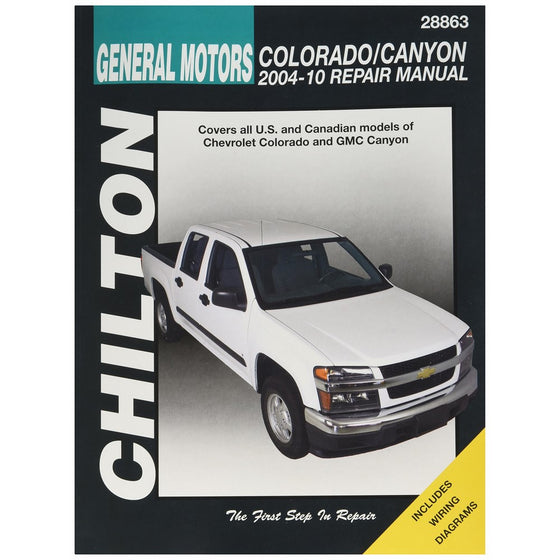 Automotive Repair Manual for Chevrolet Colorado/GMC Canyon 2004-'12 (28863)