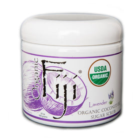 Organic Fiji Face & Body Sugar Polish, Lavender, 20-Ounces