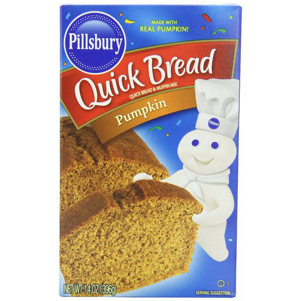 Pillsbury Pumpkin Quick Bread, 14-Ounce Boxes (Pack of 12)