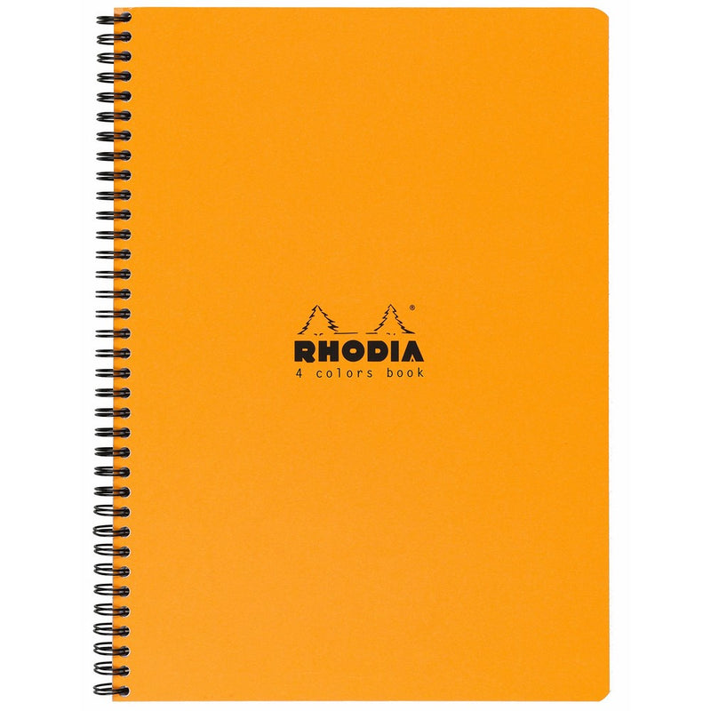 Rhodia 4 Color Book 9 in. x 11 3/4 in. orange