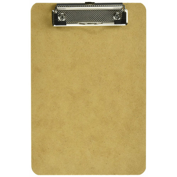 Saunders Recycled Hardboard Clipboard with Low Profile Clip, Memo Size, (5.75 inch x 9.5 inch, 1 Clipboard (05510)