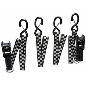 Keeper 05737 Power Sports Plus 8' x 1-1/4" Ratchet Tie-Down, 2 Pack