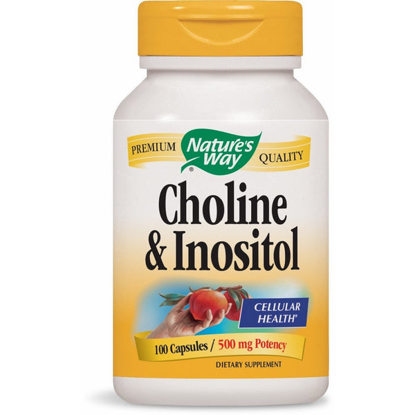 Nature's Way Choline and Inositol, 500mg, 100 Capsules