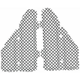 T-Rex 115641 Black Mesh Side Vent Insert - 2 Piece