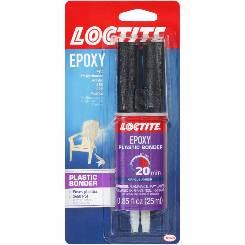 Loctite Epoxy Plastic Bonder 0.85-Fluid Ounce Syringe (1363118)