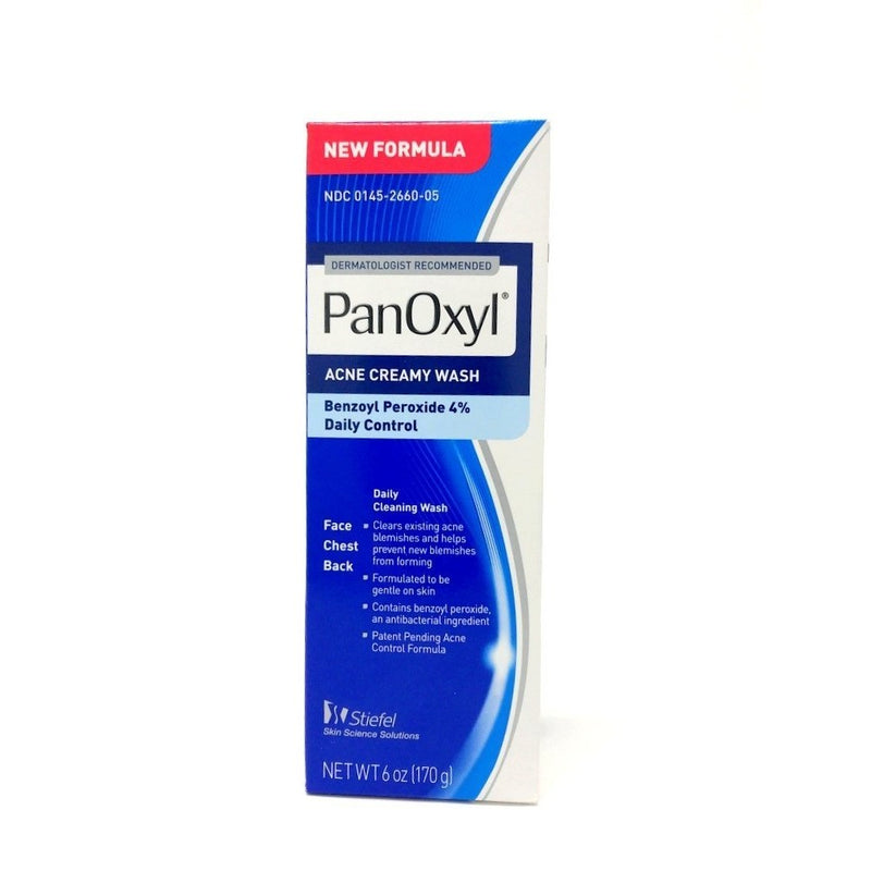 Panoxyl 4 Acne Creamy Wash, 6-Ounce