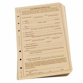Rite in the Rain All-Weather Loose Leaf Paper, 4 5/8" x 7", 32# Tan, CAS9 Line Pattern, 100 Sheet Pack (No. 902T)