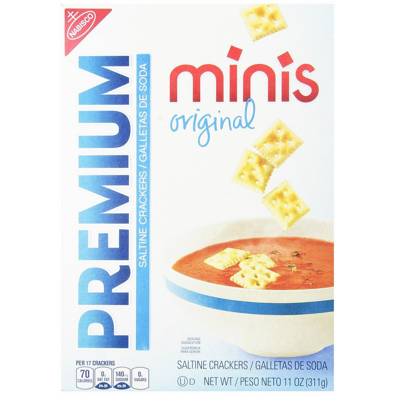 Premium Mini Saltine Crackers, 11 ounces