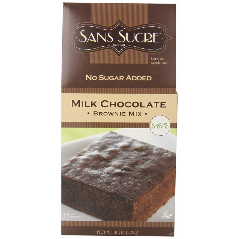 San Sucre Cake Mix, Milk Chocolate Brownie, 8.0 Ounce