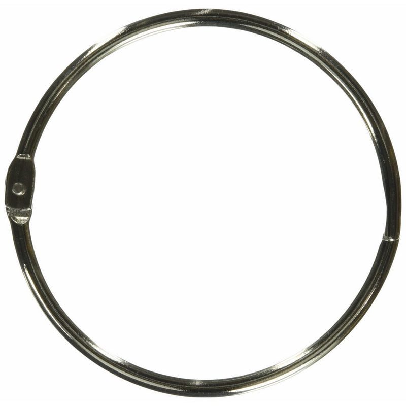 Sparco Book Ring, 3-Inch Diameter, 10 per Box, Silver (SPR01441)