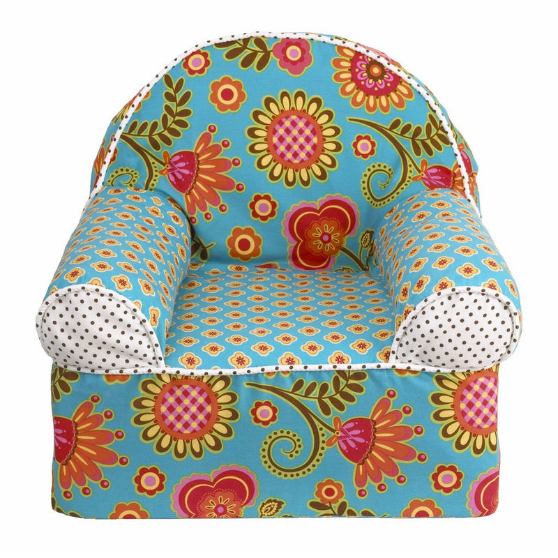 Cotton Tale Designs Gypsy Chair, Turquoise/Red/Orange/Yellow