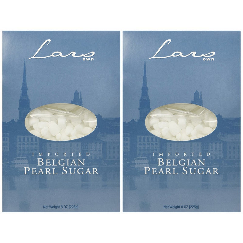 Lars' Own Belgian Pearl Sugar 8 Ounces (Pack of 2)