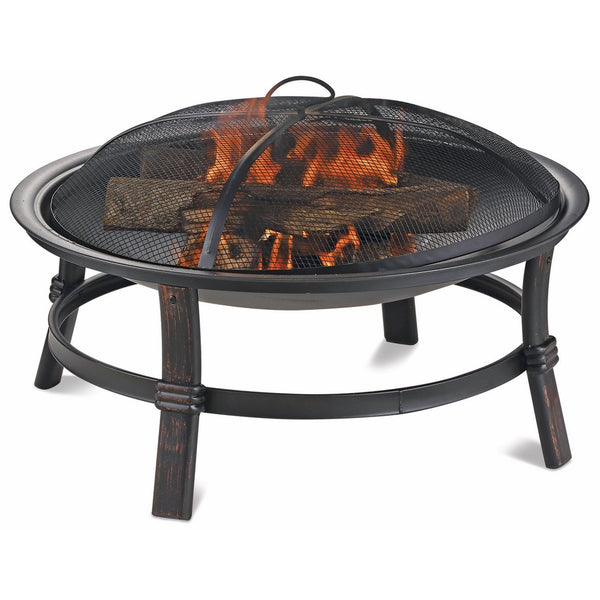 Endless Summer WAD15121MT Brushed Copper Wood Burning Outdoor Firebowl