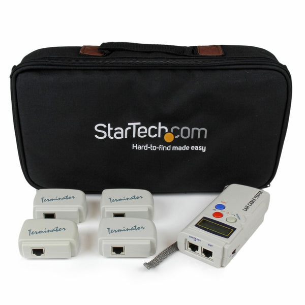 StarTech.com LANTESTPRO Professional RJ45 Network Cable Tester with 4 Remote Loopback Plugs