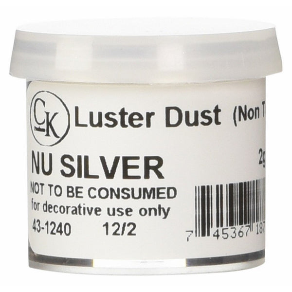 CK Products Luster Dust, Nu Silver/43-1240, 2 Gram