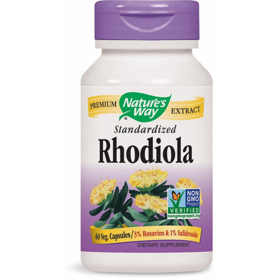 Nature's Way Rhodiola, 60 Veg caps