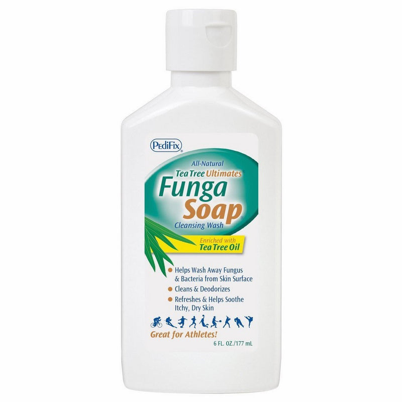 PediFix FungaSoapLiquid with Tea Tree oil, 6 oz.