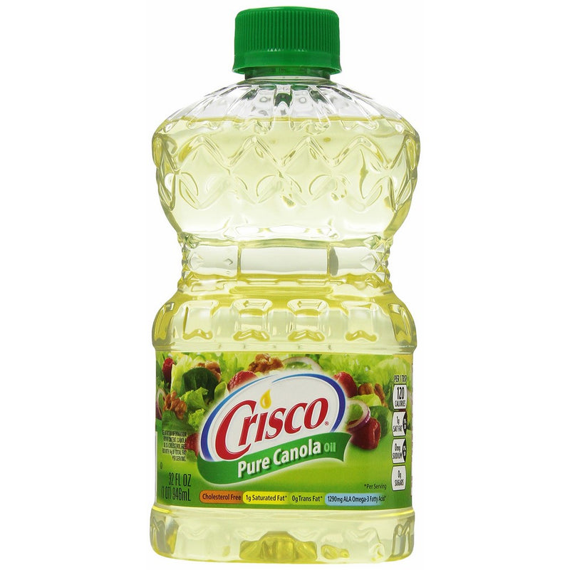 Crisco Pure Canola Oil in Plastic Bottle, 32 oz