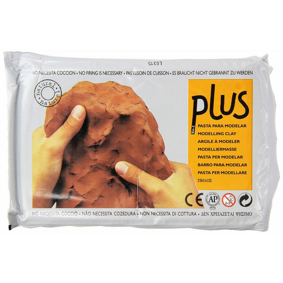 ACTIVA Plus Clay Natural Self-Hardening Clay Terra Cotta 2.2 pounds