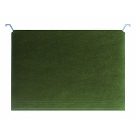 Find It Hanging File Folders with Innovative Top Rail, 9 Pt. Stock, Letter Size (8.5 x 11), Green, 20 per Pack (FT07033)