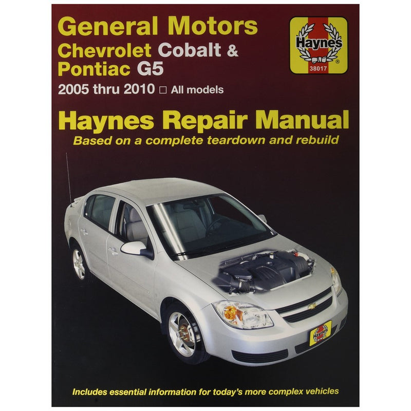 Chevrolet Cobalt & Pontiac G5 Haynes Repair Manual (2005 - 2009)