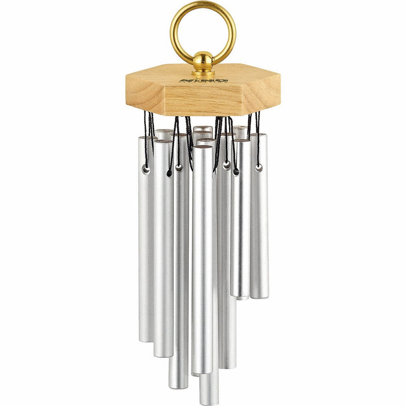 Nino Percussion NINO601 12 Bar Handheld Chimes, Natural Finish