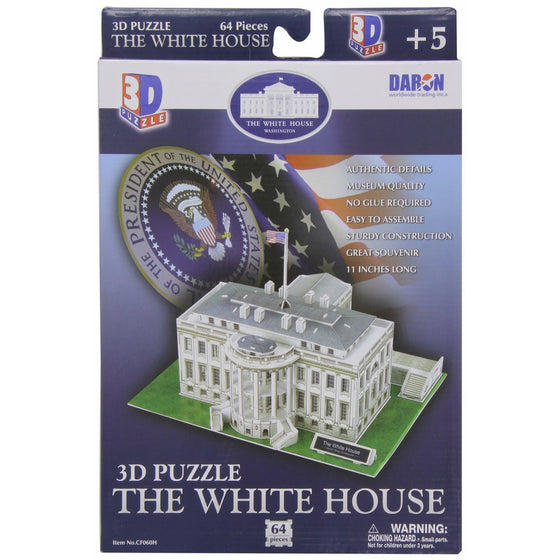 Daron The White House 3D Puzzle, 64 Pcs