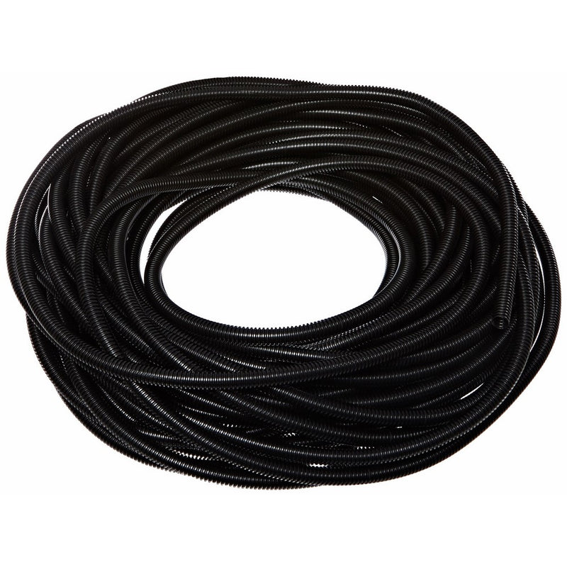 Burnstine T-375-PB/COIL Black 3/8"X100' Split Loom