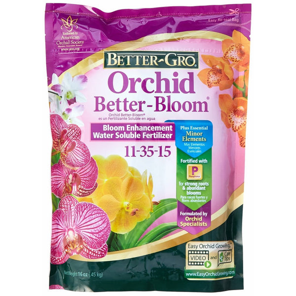 Sun Bulb Company 8305 Better Gro Orchid Plus Bloom Booster Fertilizer, 16-Ounce