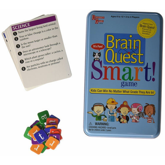 University Games Brain Quest SMART Game Tin