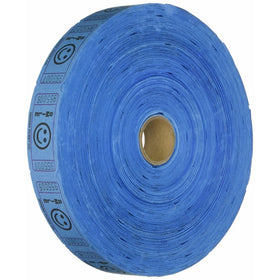 2000 Blue Smile Single Roll Consecutively Numbered Raffle Tickets