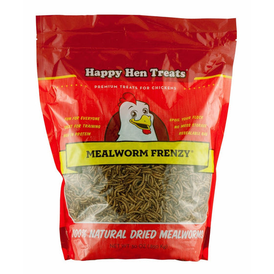 Happy Hen Treats Mealworm Frenzy, 30-Ounce