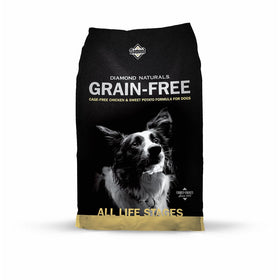Diamond Naturals Grain Free Real Meat Recipe Natural Dry Dog Food with Real Cage Free Chicken 28lb