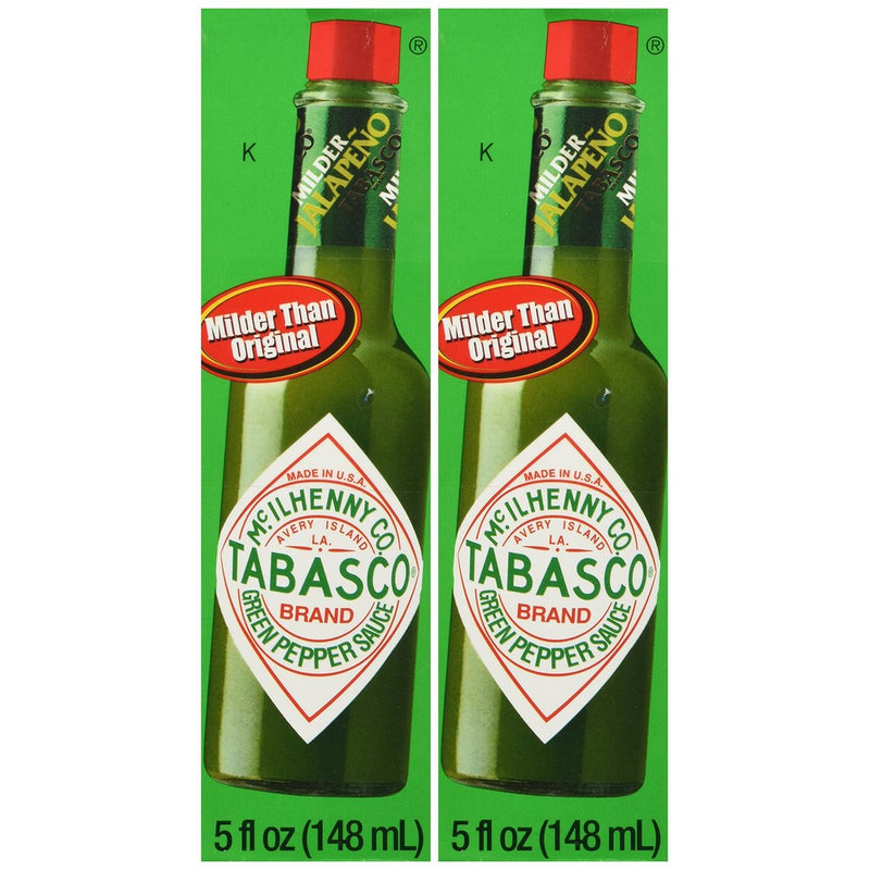 Tabasco Brand Green Jalapeno Pepper Sauce Pack of 2