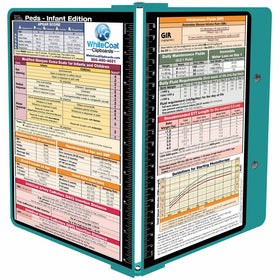 WhiteCoat Clipboard- Teal - Pediatric Edition