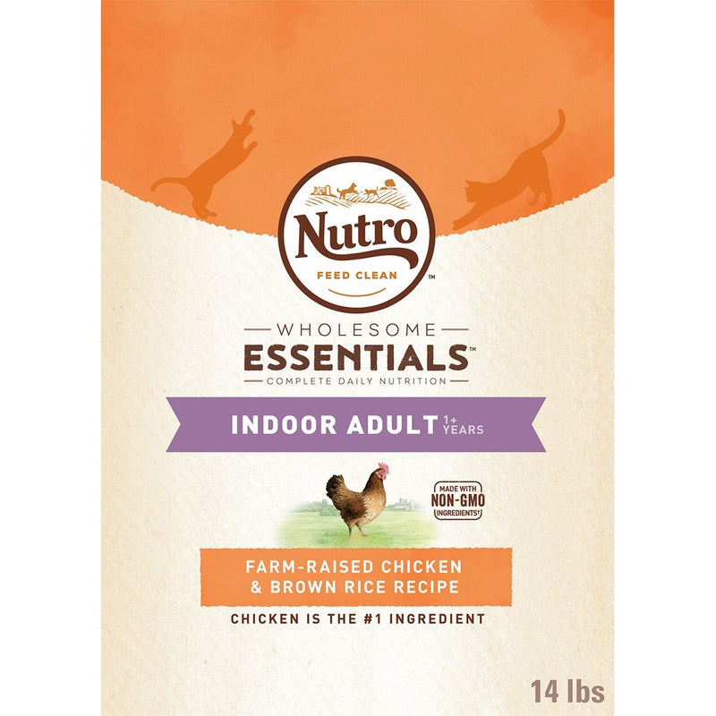 Nutro Indoor Adult Dry Cat Food Chicken 14 lb. bag