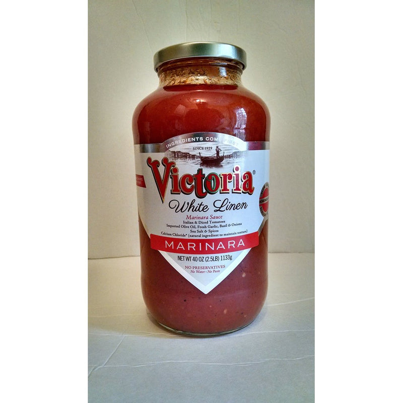Victoria White Linen Marinara Sauce 40 Oz (Pack of 1)