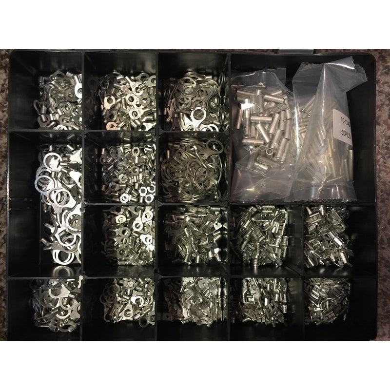 900 pcs Non Insulated Crimp Connector Kit by A Plus Parts House