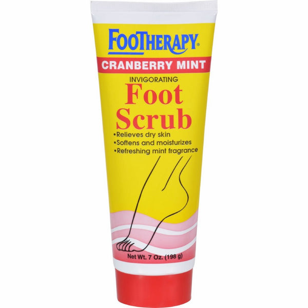 Footherapy Cranberry Mint Foot Scrub Queen Helene 7 oz Scrub