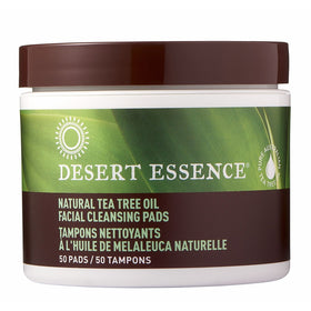 Desert Essence Tea Tree Oil Facial Cleansing Pads - 50 Count