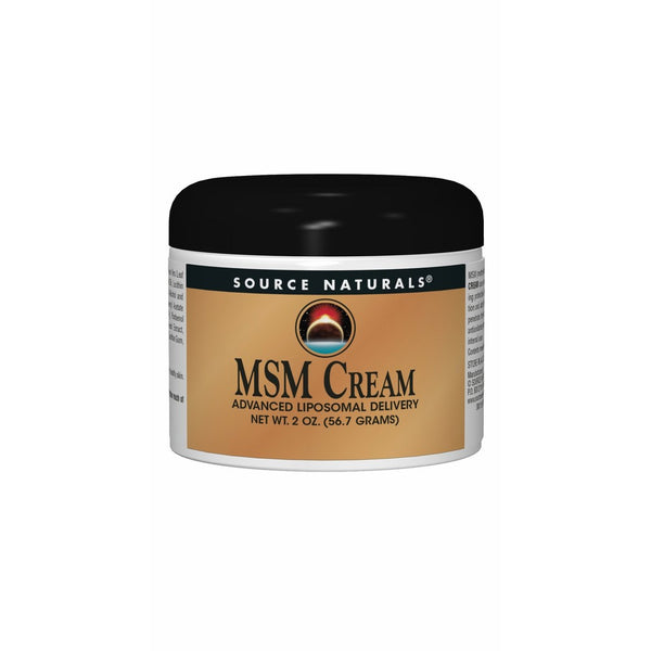 Source Naturals MSM (Methylsulfonylmethane) Cream Advanced Liposomal Delivery - 2 oz