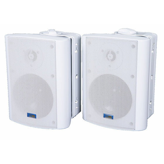 TIC ASP60-W 5" Outdoor Weather-Resistant Patio Speakers with 70v Switch (Pair) - White