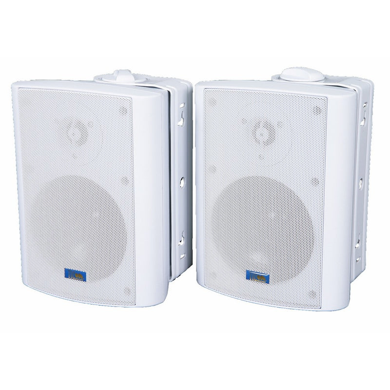 TIC ASP60-W 5" Outdoor Weather-Resistant Patio Speakers with 70v Switch (Pair) - White