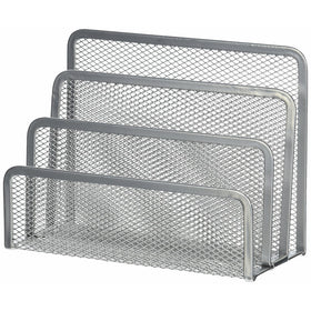Design Ideas Letter Holder, Mesh, Silver