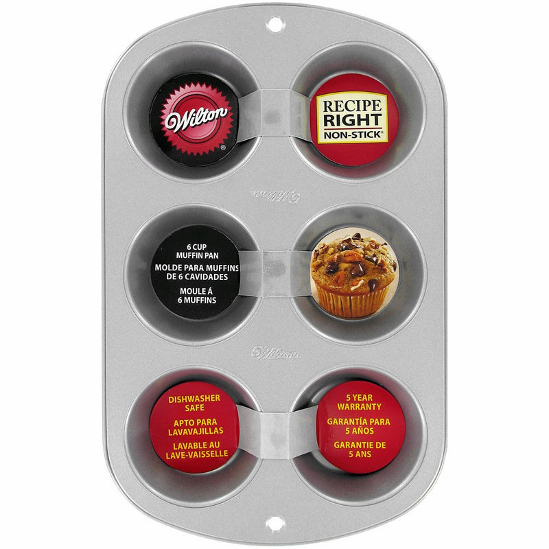 Wilton Recipe Right Nonstick 12-Cup Regular Muffin Pan