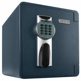 First Alert 2087DF Waterproof 1 Hour Fire Safe with Digital Lock, 0.94 Cubic Foot, Gray