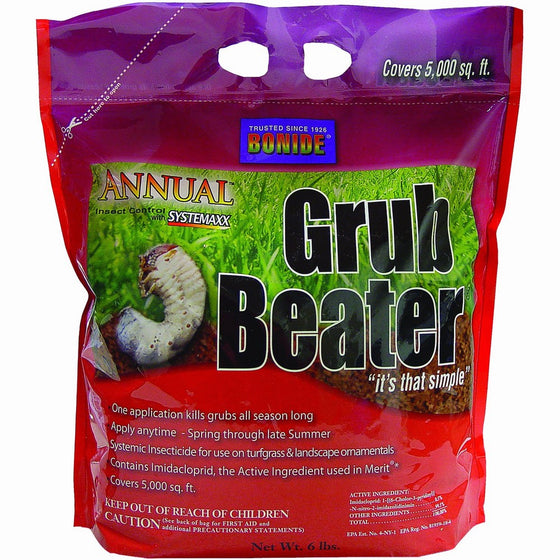 Bonide Products 603 Annual Grub Killer, 6-Pound