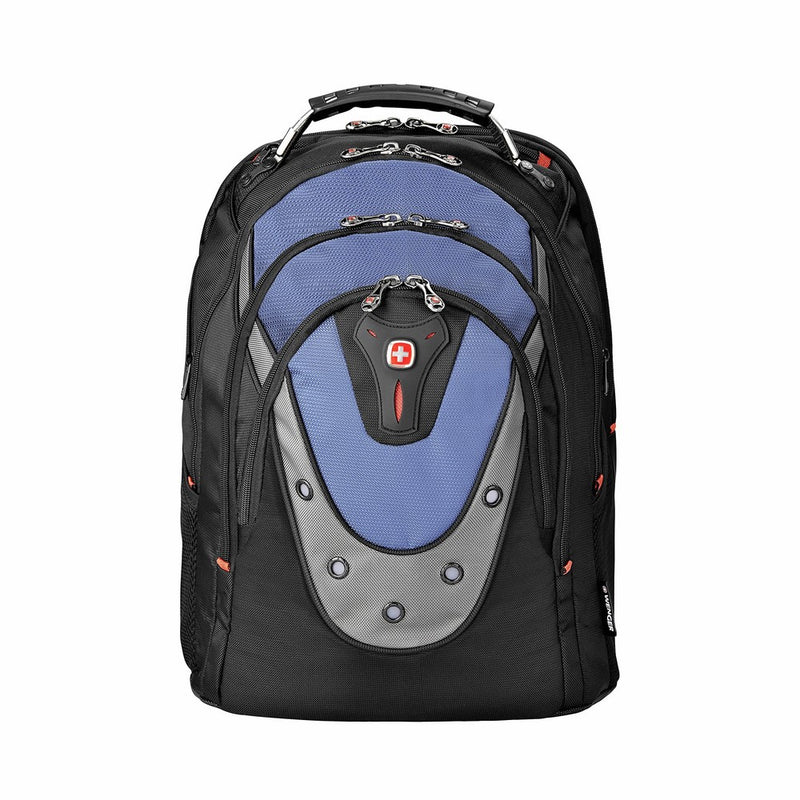 SwissGear Blue Ibex 17" Computer Backpack, 15"L x 10"W x 19"H